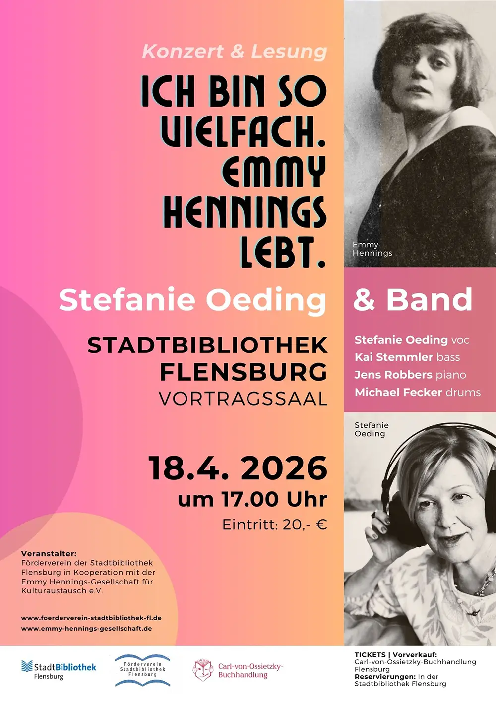 Emmy Plakat Flensburg April 2026